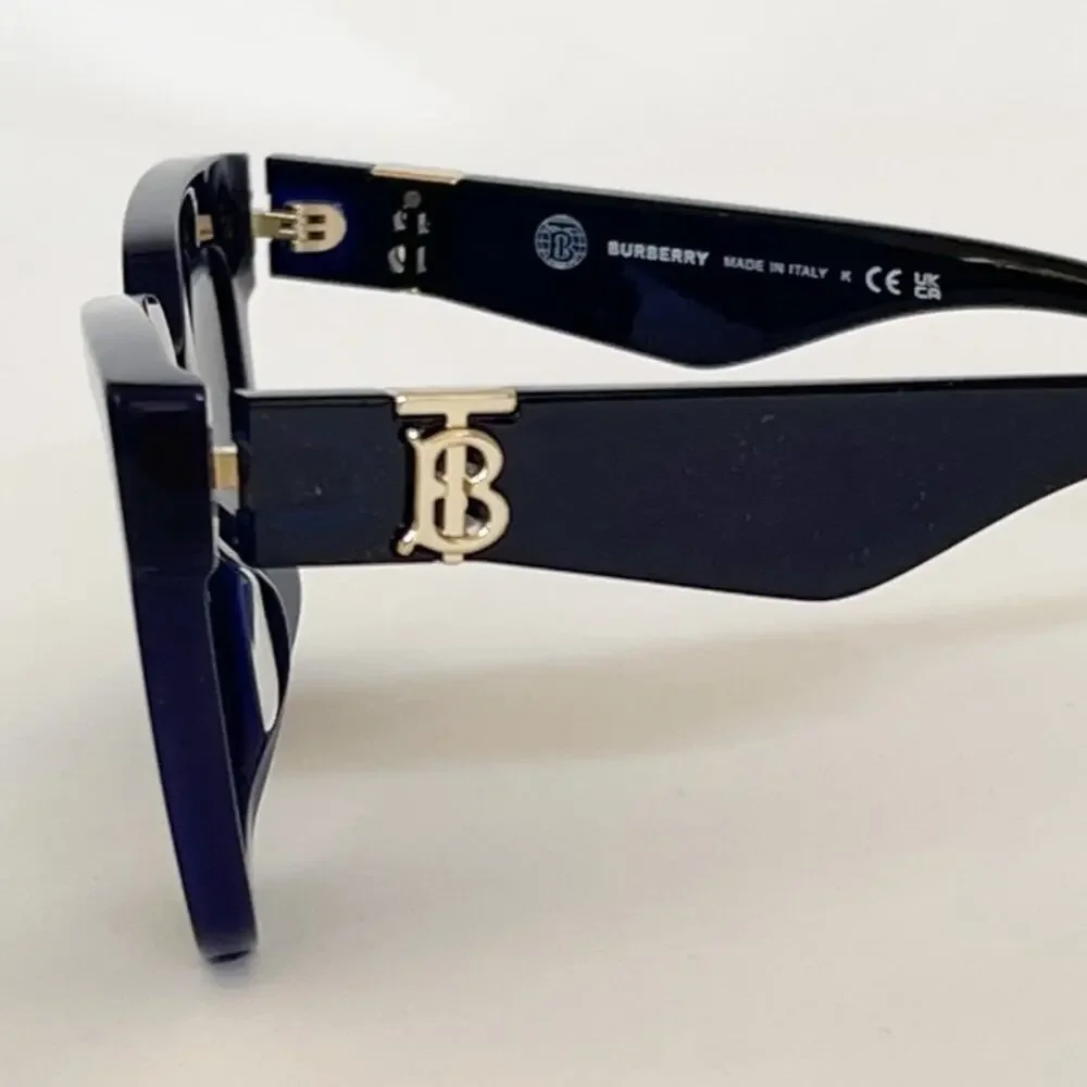 BURBERRY B4419F Sunglasses Sun Glasses Blue Authentic 54 Unisex - Picture 7 of 12